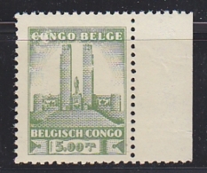 Belgisch Congo 1941 Monument Koning Albert I Te Leopoldstad 5 Fr  1w  (voor- En Achterzijde Beschadigd!)** Mnh (29270) - Unused Stamps