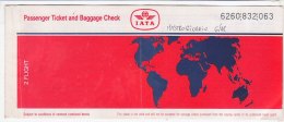 B1617 - CARTA D´IMBARCO - BIGLIETTO AEREO TICKET IATA - LINEE AEREE - TEL AVIV-ROMA-TORINO 1993 - Welt