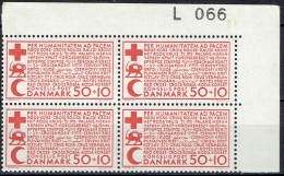 DENMARK  # FROM 1965  BLOCK  OF 4 :  L 066** - Unused Stamps