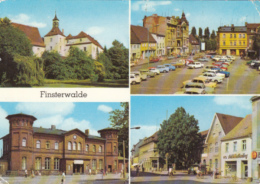 41103- FINSTERWALDE- CASTLE, SQUARE, RAILWAY STATION, ERNST THALMANN STREET, CAR - Finsterwalde