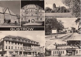 41114- GUSTROW- HIGH SCHOOL, CASTLE, HOTEL, CATHEDRAL, BUSS STATION, RAILWAY STATION - Guestrow