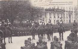 Evènements - Réception Souverains Italie Paris  -  Militaria Drapeau Des Cuirassiers De L'Escorte - Receptions