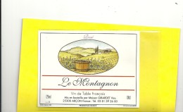 "LE MONTAGNON " Rose -- 12° .. 100 Cl .. - Rosés