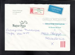 R-COVER / OFFICIAL AIR MAIL MACEDONIA ** - Briefe U. Dokumente