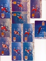 11 Télécartes Des Jeux Olympiques D'hiver 1992 - Giochi Olimpici