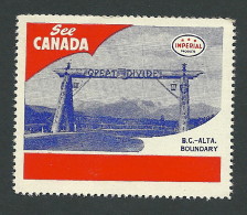 B29-30 See Canada Imperial Oil BC Alberta Boundary MNH - Local, Strike, Seals & Cinderellas