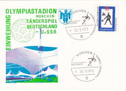 1972 - Olympiastadion München Länderspiel Deutschland - UdSSR - Used Stamps