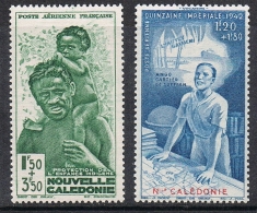 NOUVELLE-CALEDONIE AERIEN N°36 Et 38 N** - Unused Stamps