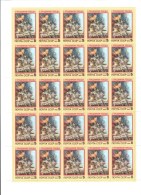 USSR Russia 1989 Sheet World War II WW2 Bogen Victory Day Victory Banner Art Painting Flag Stamps Sc 5762 Michel 5941 - Full Sheets