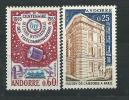 Andorre Français N°173 / 74 XX Année Complète 1965  ;  2 Valeurs, Sans Charnière, TB - Full Years