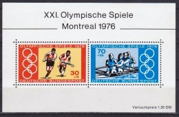ALLEMAGNE Jeux Olympiques MONTREAL 76 . Yvert  BF 11 ** MNH. - Sommer 1976: Montreal