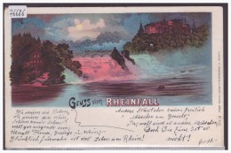 GRUSS VOM RHEINFALL - LITHO - B ( LEGER PLI D'ANGLE ) - Andere & Zonder Classificatie