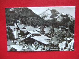 SUISSE - GSTEIG - UND OLDENHORN - 3124 M - " BELLE CARTE " - - Gsteig Bei Gstaad