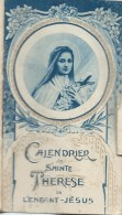 Petit Calendrier De Poche/Religieux/Sainte Thérése De L´Enfant Jésus/1934   CAL319 - Petit Format : 1921-40