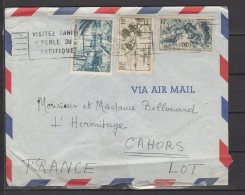 Océanie -  N° 197 , 199 Et 204 Obli/sur Lettre - 1958 - Storia Postale