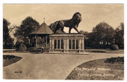 RB 1089 - Early Postcard - The Maiwand Memorial Forbury Gardens - Reading Berkshire - Reading