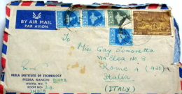 INDIA - 1961 AEROGRAMMA VIAGGIATO - Luftpost