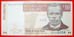 * FISH AND BOAT: MALAWI ★ 10 KWACHA 2004 UNC CRISP!  LOW START★NO RESERVE! - Malawi