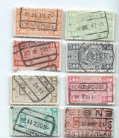 8 Timbres De Chemin De Fer /en L'état//1923-1931     TIMB78 - Other & Unclassified