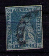 TOSCANA 1851 - 2 GRAZIE BLEU - USED - Toscane