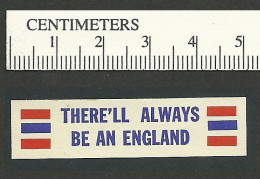 B31-49 CANADA WWII There´ll Always Be An England Patriotic Label MH 16 - Local, Strike, Seals & Cinderellas