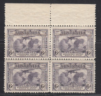 Australia 1931 Air Mail, Mint No Hinge/ Mint Mounted, Block, See Desc Sc# , SG 123 - Ungebraucht