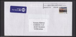 NEW ZEALAND Brief Postal History Envelope Air Mail NZ 011 Landscape Lake Rotorua - Covers & Documents