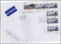 NEW ZEALAND Brief Postal History Envelope Air Mail NZ 012 Landscape Scenic Walks - Briefe U. Dokumente