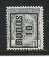 Belgium 1910. Scott #82 (M) Coat Of Arms * - Typo Precancels 1906-12 (Coat Of Arms)