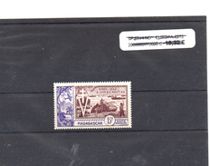 MADAGASCAR POSTE AERIENNE 1954 N° 74 * - Luftpost