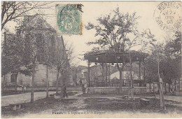 47 - FUMEL - L'Esplanade Et Le Kiosque - BE - éd Perret - Fumel