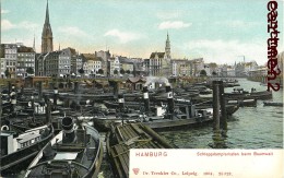 HAMBURG SCHLEPPDAMPTERHAFEN BEIM BAUMWALL PENICHE DEUTSCHLAND - Harburg