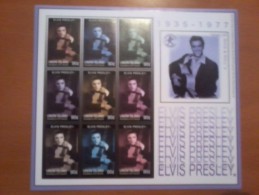 VINCENT GRENADINES SHEET ELVIS PRESLEY SINGERS ACTORS CINEMA MUSIC - Elvis Presley