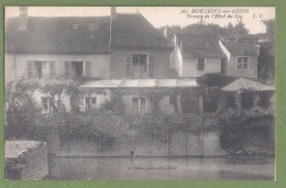 CPA - SEINE ET MARNE - MONTIGNY SUR LOING - TERRASSE DE L'HÔTEL DU COQ - L. Coffin à Moret / 360 - Autres & Non Classés