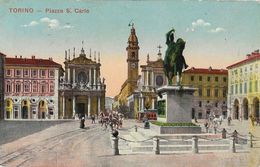 Torino - Piazza S. Carlo - Monumento Emanuele Filiberto - Orte & Plätze