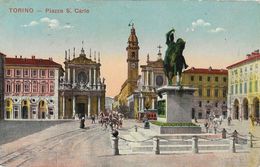 Torino - Piazza S. Carlo - Monumento Emanuele Filiberto - Plaatsen & Squares