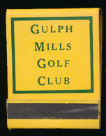 Pochette D'allumettes : Gulph Mills Golf Club,  King Of Prussia, Pennsylvanie, Etats-Unis (3 Scans) - Andere & Zonder Classificatie