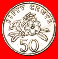 • FLOWER: SINGAPORE ★ 50 CENTS 1987!  LOW START★ NO RESERVE! - Singapour