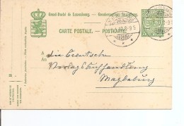 Luxembourg ( EP De 1912 De Dommelange Vers L'Allemagne à Voir) - 1907-24 Wapenschild