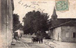 V3342 Cpa 51 Saint Rémy - Place De L'Eglise - Saint Remy En Bouzemont