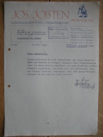 KÖLN 1942 - JOS. JOISTEN - Elektro-groshandel-industribedarf - 1900 – 1949