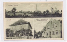 8501 ALLERSBERG - EBENRIED, Bäckerei & Spezereihandlung Wohlfahrt / Pfarrheim / Panorama - Allersberg