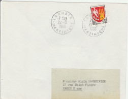 Lorrain Martinique 1966 - Lettre - Thème Lorraine ? - Covers & Documents