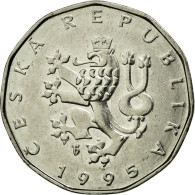 Monnaie, République Tchèque, 2 Koruny, 1995, TTB+, Nickel Plated Steel, KM:9 - Tschechische Rep.