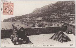 Les Canons De La Place Du Palais - The Guns On Palace Square - Monaco - Year 1921 - Cathédrale Notre-Dame-Immaculée