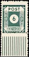 6 Pf. Blaugrün, Gez. Coswig DII, Tadellos Postfrisch, Gepr. Ströh BPP, Mi. 200.-, Katalog: 43DIIb **6... - Autres & Non Classés