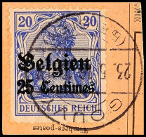 "GOUVY 23.5.16", Klar Auf Paketkartenausschnitt 25 C., Katalog: 4 BSGOUVY 23. 5. 16, Clear On Package Cards Cut... - Autres & Non Classés