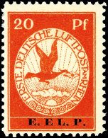 20 Pf. E.EL.P. Tadellos Postfrisch, Mi. 450,-, Katalog: VI **20 Pf. E. EL. P. In Perfect Condition Mint Never... - Autres & Non Classés