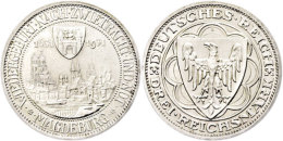 3 Reichsmark, 1931, A, Magdeburg, Kl. Kratzer, Vz., Katalog: J. 347 Vz3 Reichmark, 1931, A, Magdeburg, Small... - Autres & Non Classés