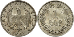 Reichsmark, 1925, E, Vz-st., Katalog: J. 319 Vz-stReichmark, 1925, E, Extremly Fine To Uncirculated.,... - Autres & Non Classés